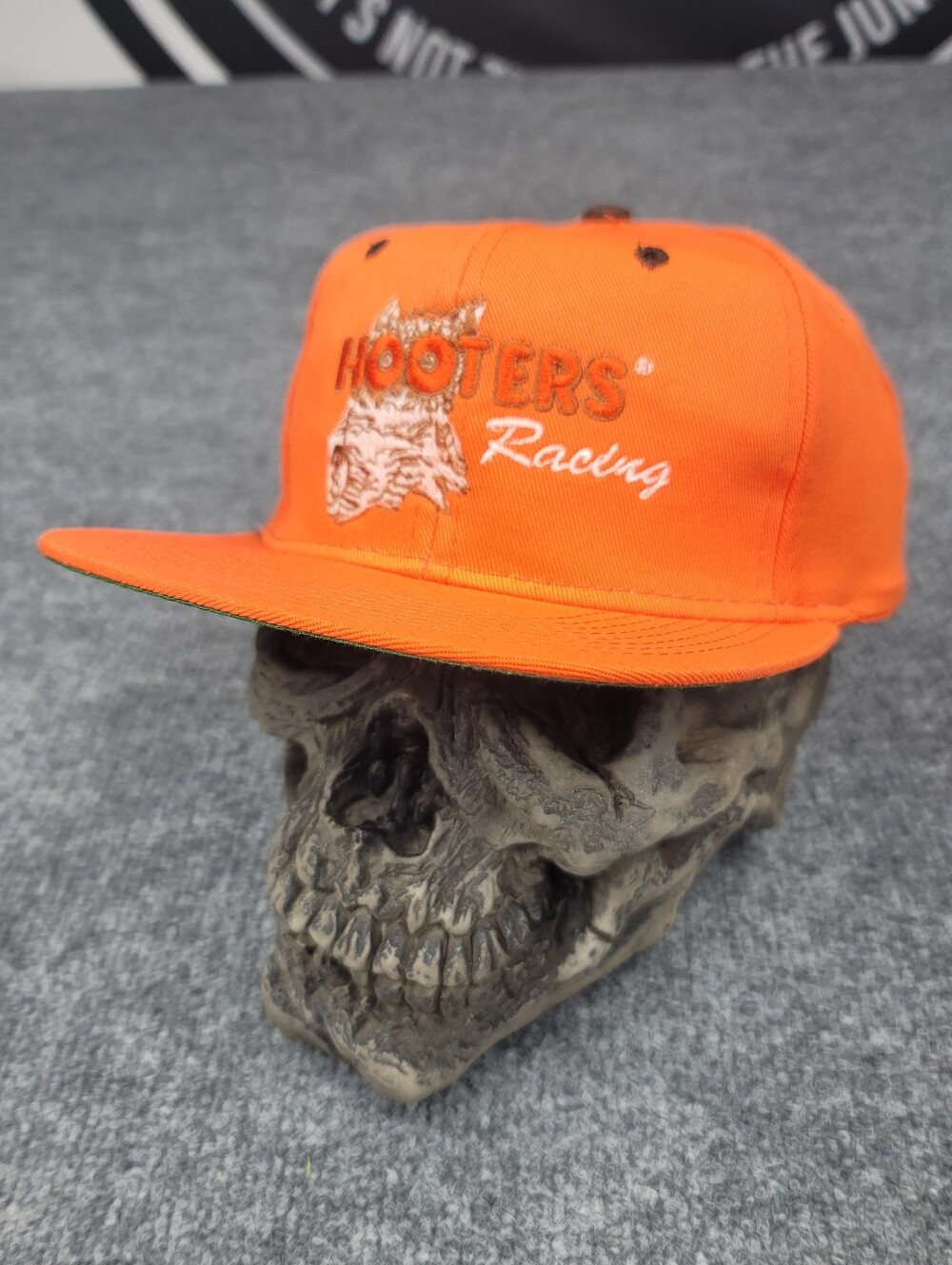 Checkered Flag Sports Hooters Racing #19 Loy Allen Snapback Hat Red NASCAR